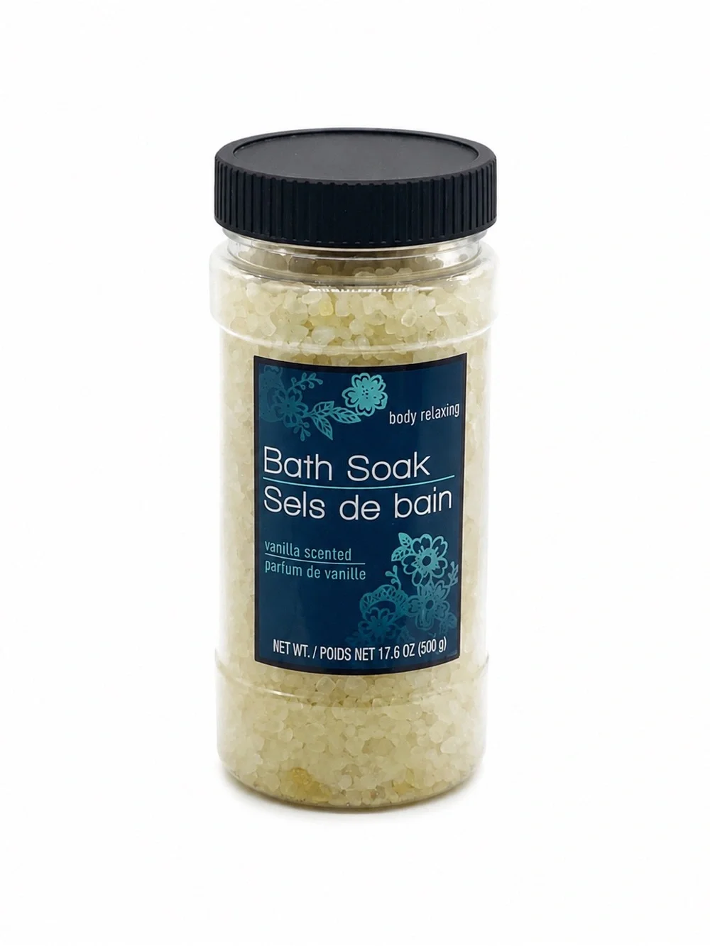 GREENBRIER BODY RELAXING VANILLA BATH SOAK SALTS 17.6 OZ